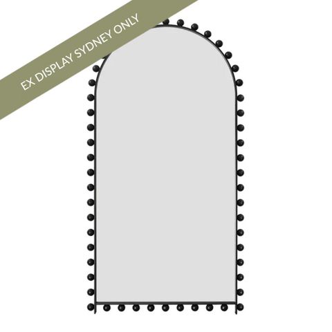 Birchgrove Floor Mirror - Black - OUTLET NSW