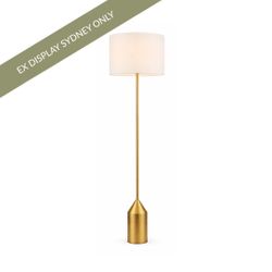 Breda Floor Lamp - Antique Brass - OUTLET NSW