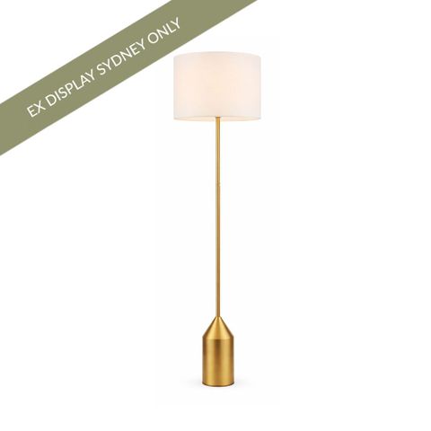 Breda Floor Lamp - Antique Brass - OUTLET NSW