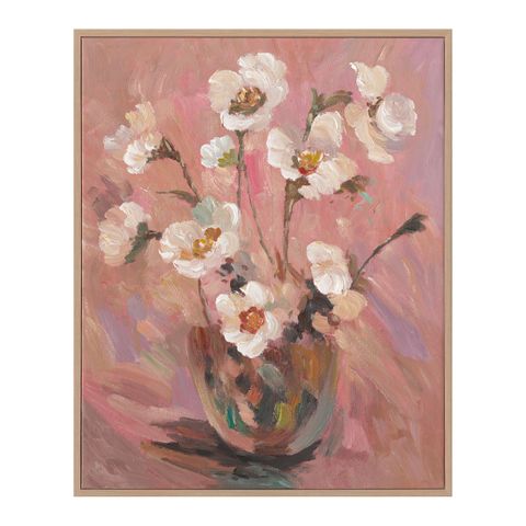 Faded Flora Canvas Painting