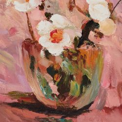 Faded Flora Canvas Painting