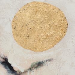 Golden Moon Canvas Painting
