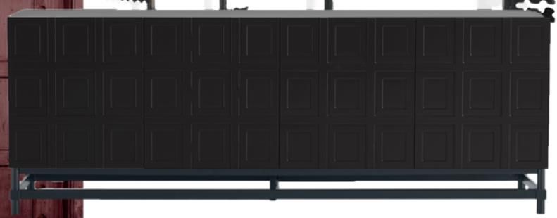 Saxon - Buffet Black - OUTLET NSW