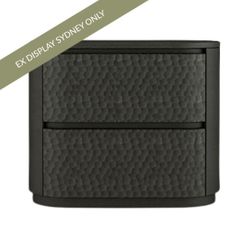 Mikki Bedside Table - Large Black - OUTLET NSW