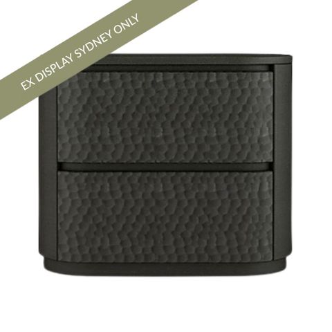 Mikki Bedside Table - Large Black - OUTLET NSW