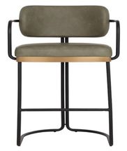 Charly Kitchen Stool &ndash; Beige Vegan Leather - OUTLET NSW