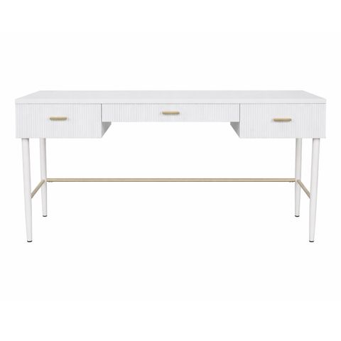 Evelyn Desk - White - OUTLET NSW