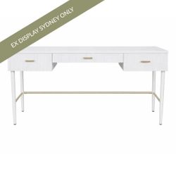 Evelyn Desk - White - OUTLET NSW