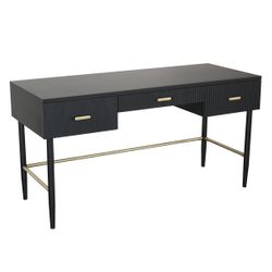 Evelyn Desk - Black - OUTLET NSW