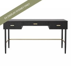 Evelyn Desk - Black - OUTLET NSW