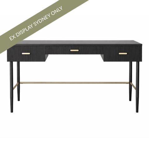 Evelyn Desk - Black - OUTLET NSW