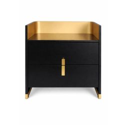 Valerie Bedside Table - Small Black - OUTLET NSW