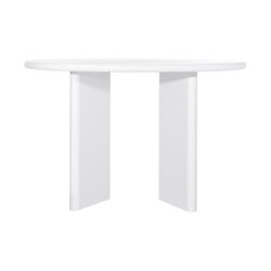 Montauk Round Dining Table - 1.2m White - OUTLET NSW