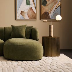 Chadwick Side Table - Brass