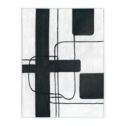 Dark Geometry Series II Canvas Painting