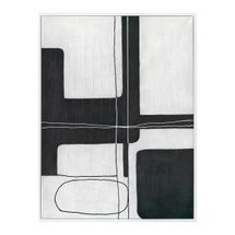 Dark Geometry Series I Canvas Painting