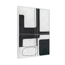 Dark Geometry Series I Canvas Painting