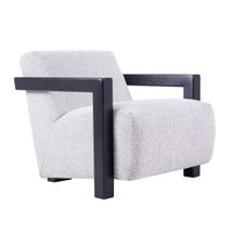 Lennon Arm Chair - Salt & Pepper