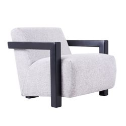 Lennon Arm Chair - Salt & Pepper