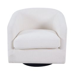 Bellevue Swivel Arm Chair - Ecru