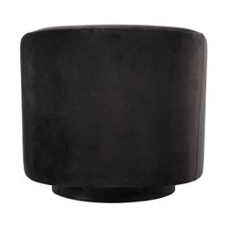 Bellevue Swivel Arm Chair - Slate Grey Velvet