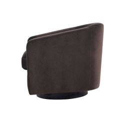 Bellevue Swivel Arm Chair - Slate Grey Velvet