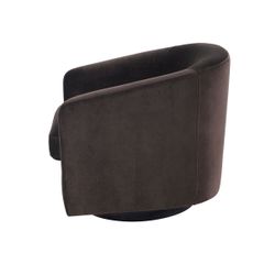 Bellevue Swivel Arm Chair - Slate Grey Velvet