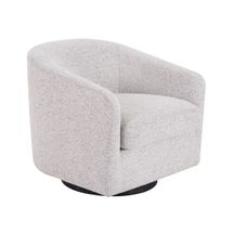 Bellevue Swivel Arm Chair - Salt & Pepper