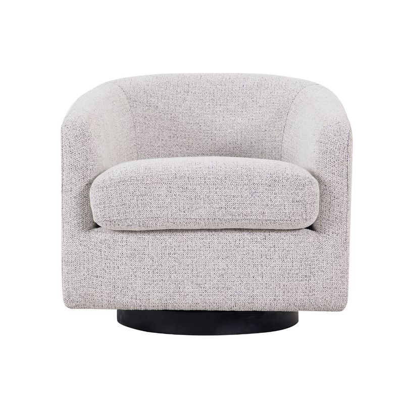 Bellevue Swivel Arm Chair - Salt & Pepper