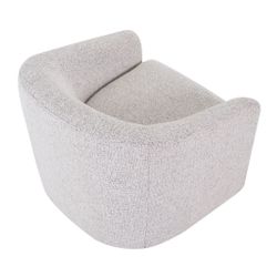 Bellevue Swivel Arm Chair - Salt & Pepper
