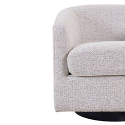 Bellevue Swivel Arm Chair - Salt & Pepper