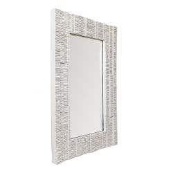 Dunbar Wall Mirror - Rectangle White
