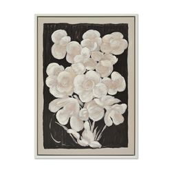 Textured Bouquet Enhanced Canvas Print