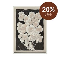 Textured Bouquet Enhanced Canvas Print