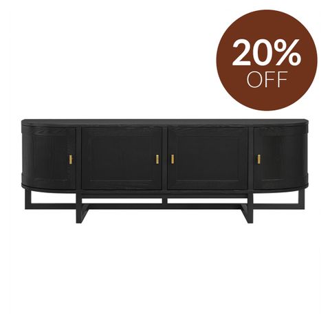 Theodore Entertainment Unit - Black