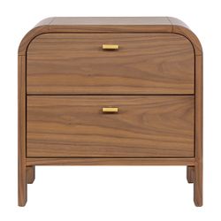 Chisholm Bedside Table - Walnut