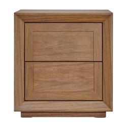 Balmain Tall Bedside Table - Walnut