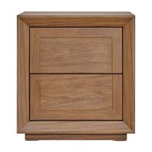 Balmain Tall Bedside Table - Walnut