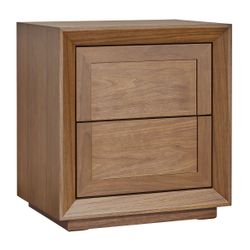 Balmain Tall Bedside Table - Walnut