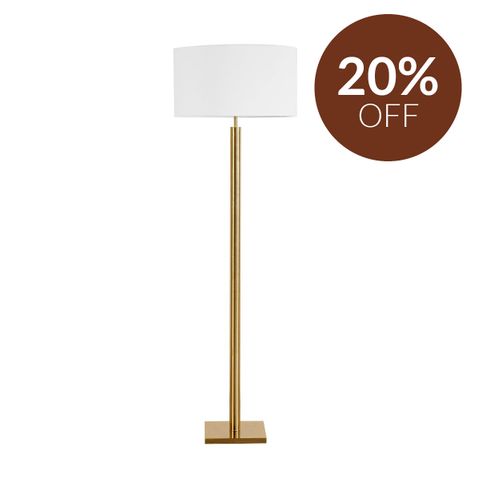 Kirkwall Floor Lamp - Brass