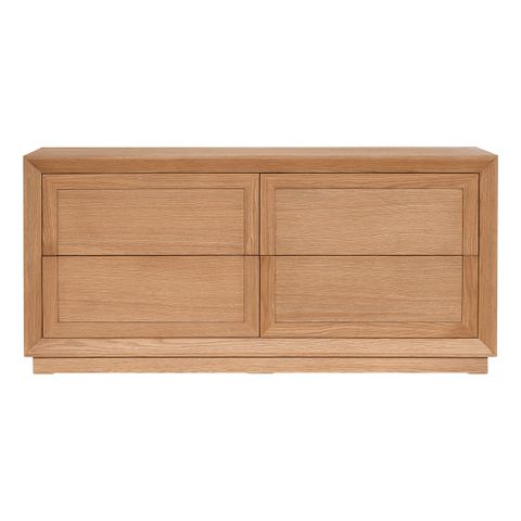 Balmain 4 Drawer Chest - Natural Oak