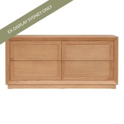 Balmain 4 Drawer Chest - Natural Oak - OUTLET NSW