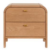 Chisholm Bedside Table - Natural Oak
