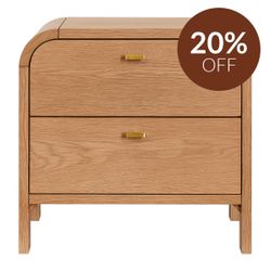 Chisholm Bedside Table - Natural Oak