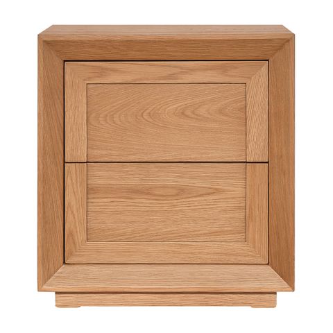 Balmain Tall Bedside Table - Natural Oak