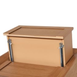 Balmain Tall Bedside Table - Natural Oak