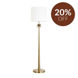 Regina Floor Lamp - Brass