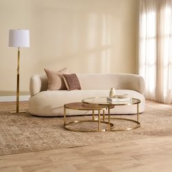 Vernon Floor Lamp - Brass