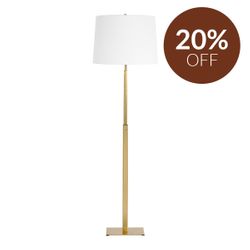 Vernon Floor Lamp - Brass