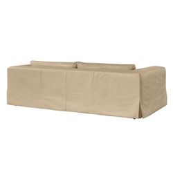 Pomona 3 Seater Sofa - Cappuccino Cream Leather
